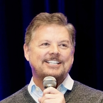 Matt Stevens speaking at a conference